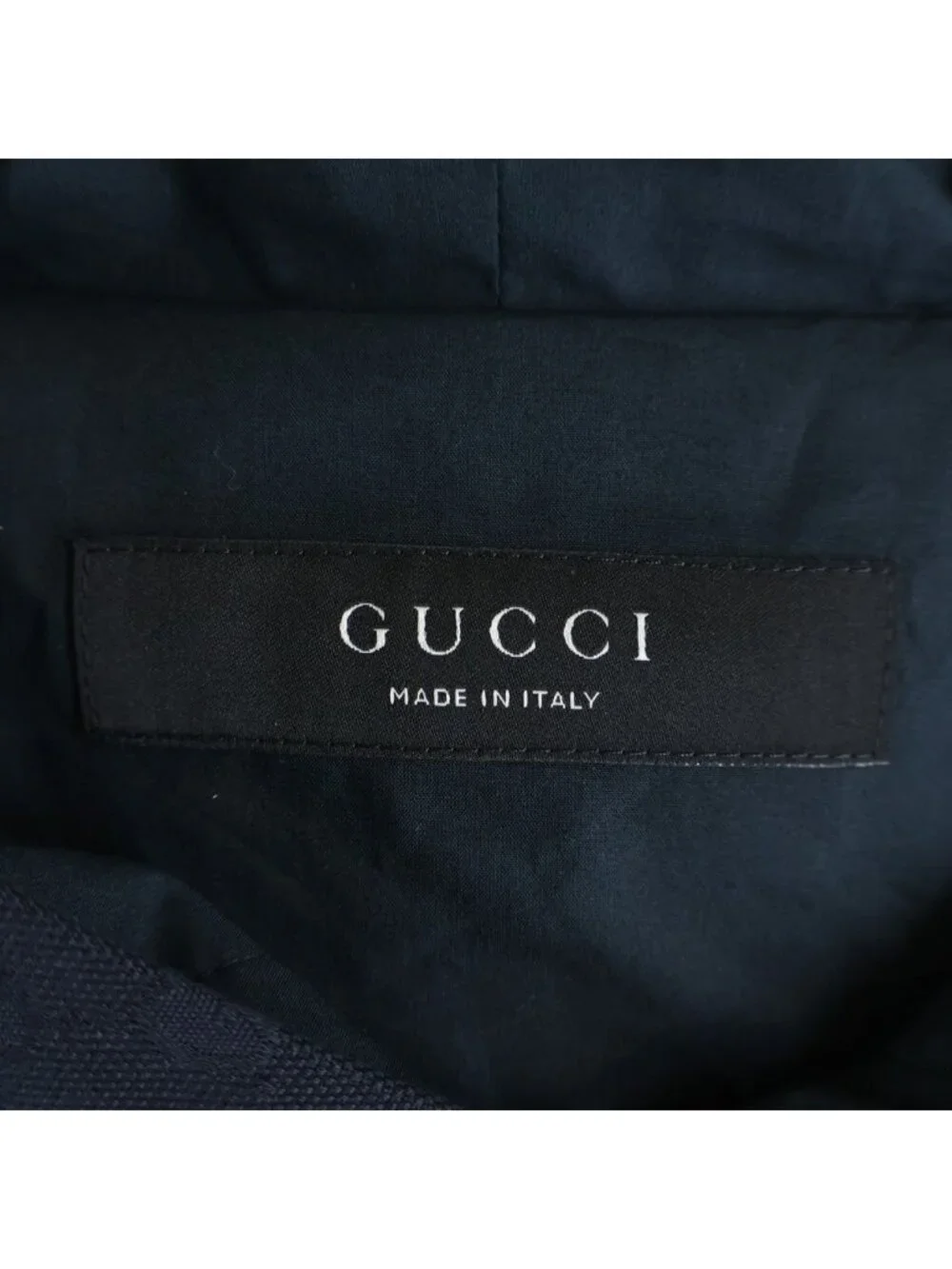 Gucci GG Cotton Canvas Zip Jacket Hoodie Black